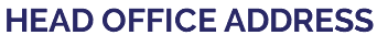 HEAD OFFICE ADDRESS
